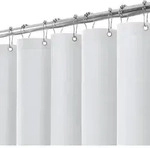 Duschvorhang Leinen Stoff Textil Badewannenvorhang Wasserdicht
