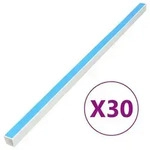 vidaXL Kabelkan&auml;le Selbstklebend 30x15 mm 30 m PVC