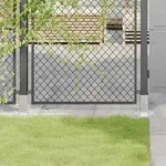 vidaXL Pfostentr&auml;ger Quadratisch 4Stk. Silber 71x71mm Verzinkter Stahl