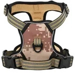 vidaXL Hundegeschirr Reflektierend Verstellbar Camouflage Braun XL