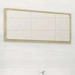 vidaXL Badspiegel Sonoma-Eiche 80x1,5x37 cm Holzwerkstoff