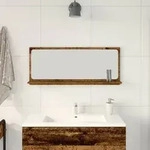 vidaXL Badspiegel Altholz 90x10,5x37 cm Holzwerkstoff