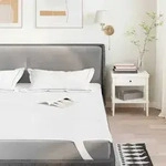vidaXL Matratzenschoner Wei&szlig; 90x190 cm Wasserdicht
