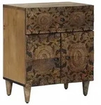 vidaXL Bettkasten Braun 50 x 33 x 60 cm Massivholz Mango