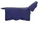 vidaXL Pferdedecke Marineblau 135 cm Polyester