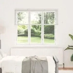 vidaXL Balkenjalousien Wei&szlig; 130 x 155 cm Aluminium