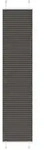 vidaXL Plissee Schwarz 50x200 cm Stoffbreite 49,4 cm Polyester
