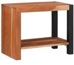 vidaXL B&uuml;cherregal 50 x 30 x 40 cm Massives Akazienholz