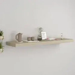vidaXL Schweberegal Eichen-Optik 90x23,5x3,8 cm MDF