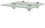 vidaXL Schweberegale 2 Stk. Glas 30x20 cm 8 mm