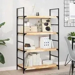 vidaXL Schweberegal 80x40x4 cm Massivholz Akazie Unbehandelt