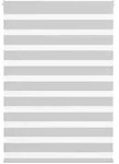 vidaXL Zebrarollo Hellgrau 100x150 cm Stoffbreite 95,9 cm Polyester