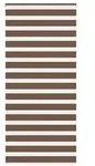 vidaXL Zebrarollo Braun 115x230 cm Stoffbreite 110,9 cm Polyester