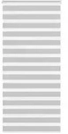 vidaXL Zebrarollo Hellgrau 105x200 cm Stoffbreite 100,9 cm Polyester