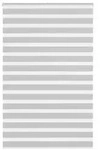 vidaXL Zebrarollo Hellgrau 140x200 cm Stoffbreite 135,9 cm Polyester