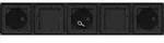 Gira AP-Geh&auml;use 5 Module 1x5 5505910