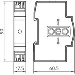 OBO Bettermann 5097631 VF110-AC DC &Uuml;berspannungsschutzger&auml;t 6.5 kA 1St.