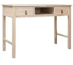 vidaXL Schreibtisch Natur 110 &times; 45 &times; 76 cm Holz