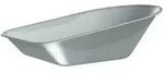 vidaXL Ersatzschaufel f&uuml;r Schubkarre Silber 90 x 63 x 28 cm Stahl