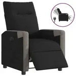 vidaXL Relaxsessel Elektrisch Schwarz Stoff