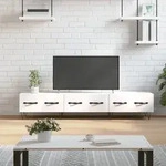 vidaXL TV-Schrank Wei&szlig; 150x36x30 cm Holzwerkstoff