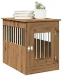 vidaXL Hundek&auml;fig im M&ouml;belstil Artisan-Eiche 55x80x68 cm Holzwerkstoff
