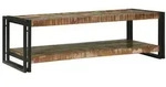 vidaXL Couchtisch Multicolor 120x50x38 cm Massivholz Recyceltes Holz