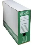 Exacompta 261003H 50x Exacompta Archivschachtel Wellpappe Gr&uuml;n