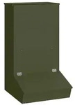 vidaXL Schweinfutterspender Olive Gr&uuml;n 55 x 51 x 91,5 cm