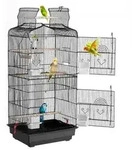 VEVOR Vogelk&auml;fig, 457 x 355 x 925 mm, Vogelhaus f&uuml;r Sittiche, Finken,