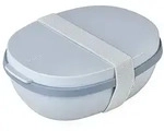 Mepal - Lunchbox Ellipse Duo - Meal Prep Box f&uuml;r Erwachsene & Salatbox zum...