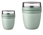 Mepal | Lunchpot Ellipse Duo Pack | Praktischer M&uuml;slibecher, Joghurtbecher, To Go