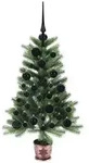 vidaXL Weihnachtsbaum mit 150 LEDs mit St&auml;nder Gr&uuml;n 90 cm PE