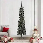 vidaXL K&uuml;nstlicher Weihnachtsbaum mit 300 LEDs mit St&auml;nder Gr&uuml;n 210 cm