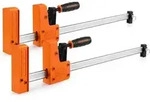 Profi Schraubzwingen Set 2-tlg. 680kg Spannkraft 600mm Stahl