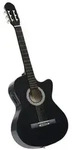 vidaXL Westerngitarre Cutaway mit Equalizer und 6 Saiten Schwarz