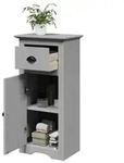 vidaXL Badschrank BODO Grau 44x30x90 cm