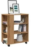 vidaXL Rollcontainer Artisan-Eiche 60x35x75 cm Holzwerkstoff