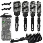 Haar-Rundb&uuml;rste Set F&ouml;hnen Glattes Haarstyling Keramik Ion