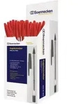 Soennecken Einwegkugelschreiber 3610 Nr.1 Kappe rot 50 St./Pack.