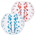 VEVOR 2 x 1,5m Bumper Ball Bubble Soccer Zorb Aufblasbarer Sto_ball Blau + Rot