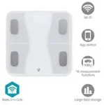 Smart Waage mit 16 Messfunktionen Bluetooth Wei&szlig;