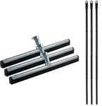 Novaliv 3x 45cm Badabzieher mit Stiel Dusche Edelstahl Badabzieher Dusche...