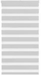 vidaXL Zebrarollo Hellgrau 80x100 cm Stoffbreite 75,9 cm Polyester