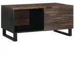 vidaXL Couchtisch 80 x 50 x 40 cm - aus massivem Mango- und Ingenieurholz