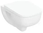 Geberit Renova Plan Set Wand-WC Tiefsp&uuml;ler, TurboFlush, mit WC-Sitz, T=54cm, wei&szlig;,