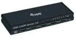 Equip Ultra-Slim 4-Port HDMI 2.0 Splitter - HDMI - 4x HDMI - 3840 x 2160 Pixel -