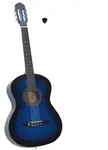 "vidaXL Klassikgitarre f&uuml;r Anf&auml;nger Blau 4/4 39" Lindenholz"