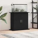 vidaXL Aquariumst&auml;nder Schwarz Eichen-Optik 81x36x73 cm Holzwerkstoff