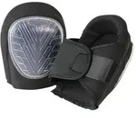 Knieschoner Gel/Stahl schwarz/silber 2 St&uuml;ck